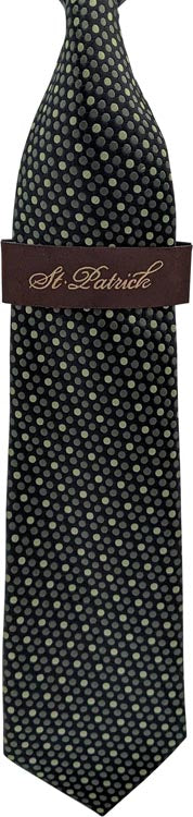 Olive/Lime Microfiber Woven Tie with Hanky