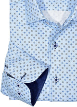 Slim Fit Sky Roll Collar