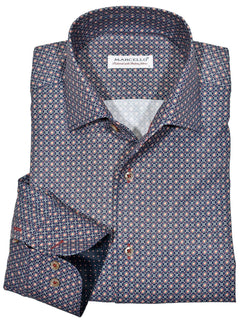 Roll Collar Nova Medallion Long Sleeve