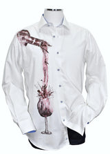 Long Sleeve Hand Painted Wine