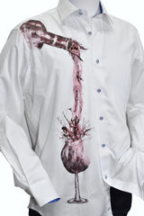 Long Sleeve Hand Painted Wine