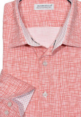 Long Sleeve Way Stretch Cracked Red