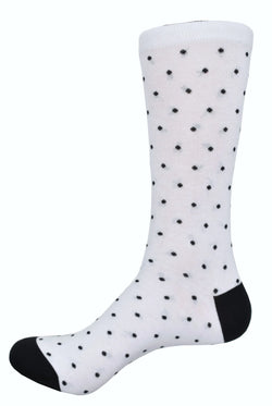 White Sock Black Dot