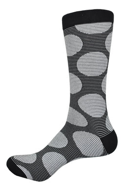 Lined Circles Socks